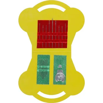 Nástroj na niť a příze Sada jehel a navlékače Košík