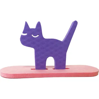 Kočička na snowboardu 31 Růžová / 40 Fialová kočička