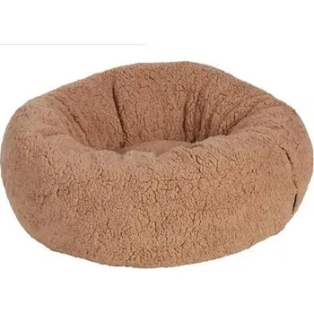 Pelíšek pro psa Pelech FLAMINGO Felpa kulatý hnědý 45x23cm