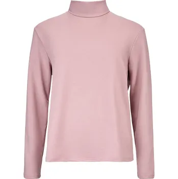 Pánské oblečení Vlnka Dámská bavlněná mikina s rolákem růžová velikost oblečení L