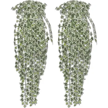 umělá květina zahrada-XL 2 ks žíhaný umělý břečťanový keř 241367