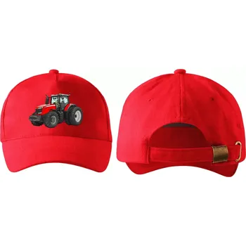 Kšiltovka kšiltovka s traktorem Massey Ferguson 8670 červená (kšiltovka , pokrývka hlavy , dopravní technika)