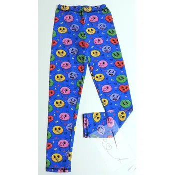 Dívčí legíny Legíny smajlíci vel.140