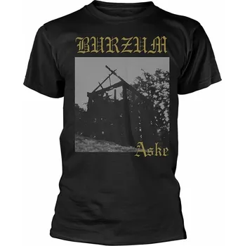 Pánské tričko Burzum tričko, Aske - Gold BP Black, pánské M