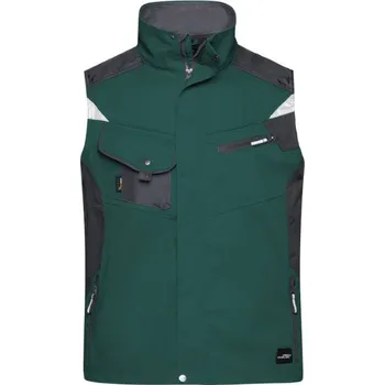 Pánská vesta DAIBER JN 822 / Pracovní vesta - dark green/black S
