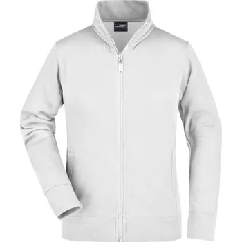 Dámské oblečení DAIBER JN 52 / Dámská mikina na zip - white XXL