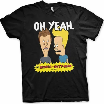 Beavis and Butt-Head tričko, Oh Yeah Black, pánské L