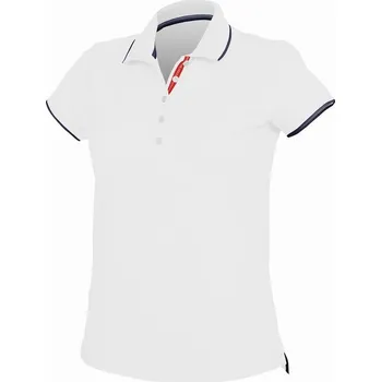 KARIBAN VINTAGE K252 / Dámská polokošile s krátkým rukávem - white/navy S