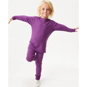 Unuo Dětské merino legíny, Ostružinová - 98/104