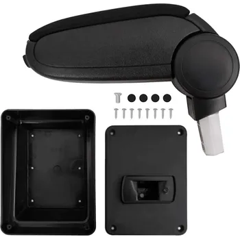 Autosedačka zahrada-XL Loketní opěrka do auta černá 17 x 40 x (31–49) cm ABS 154657