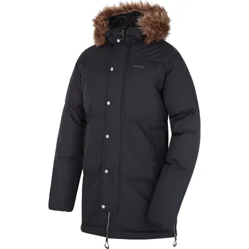 Pánský zimní kabát Husky Pánský péřový kabát Downbag M S, black