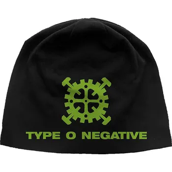 Čepice Type O Negative zimní kulich, Gear Logo JD Print Black
