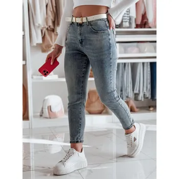 Dámské džíny Dámské džíny regular fit LOVANCIO Dstreet UY2456 Barva: Modrá - světle, Velikost: S