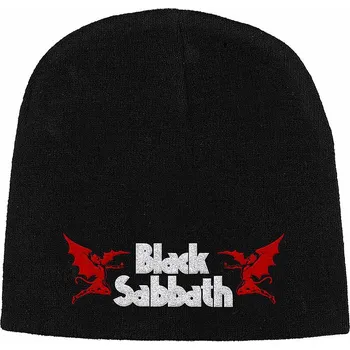Pokrývka hlavy Black Sabbath zimní kulich, Logo &amp; Devils Black, unisex
