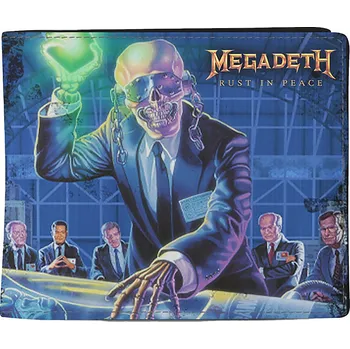 Peněženka Megadeth peněženka PU 11 x 10 x 1 cm, Rust In Peace Blue
