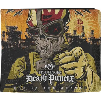 Peněženka Five Finger Death Punch peněženka PU 11 x 10 x 1 cm, War Is The Answer Black