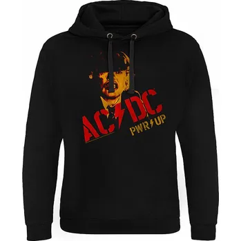 Pánská mikina AC/DC mikina, Angus Young PWR-UP Epic Hoodie Black, pánská S