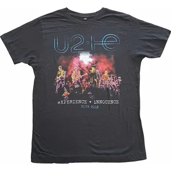Pánská móda U2 tričko, Live Photo 2018 Black, pánské L