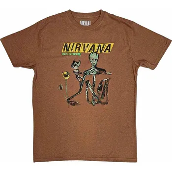Pánská móda Nirvana tričko, Incesticide Brown, pánské XL