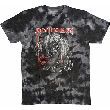 Pánská móda Iron Maiden tričko, Ed Kills Again Wash Black, pánské L