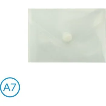 Obal spisový s klopou a drukem A7 LUMA, čirý [A]