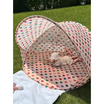 vybavení na pláž Velký plážový stan UV50+ KONGES SLOJD Bon Coeur Coloré