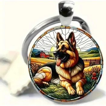 Přívěsek na klíče s německým ovčákem