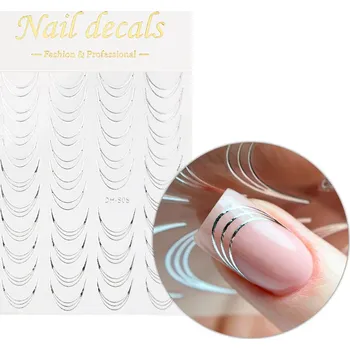 Obtisky samolepící Francie stříbrná DH-808