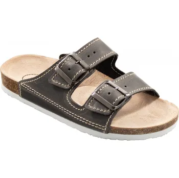 Pracovní obuv SANTÉ D/23 / Dámské zdravotní korkové pantofle - antracit 40