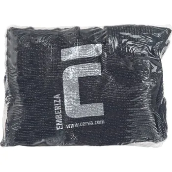 Pracovní rukavice CERVA EMBERIZA VAM / Pletené bezešvé polyesterové rukavice máčené v PU - černá 7