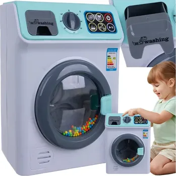 Dětská kuchyňka Iso Trade Interaktivní pračka pro děti 26285 vícebarevná