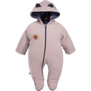 Kojenecká kombinéza Eevi Kojenecká kombinéza overal fleece Run&Fun BÉŽOVÁ - 68