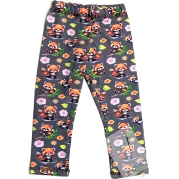 Dívčí legíny Legíny červená panda