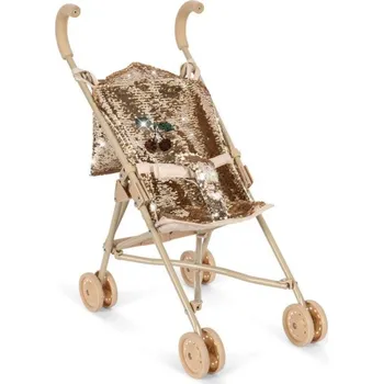 Kočárek pro panenku Třpytivý kočárek pro panenky KONGES SLOJD Sparkly Cherry