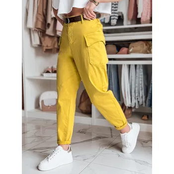 Dámské kalhoty Dámské kalhoty baggy GOTRENDI Dstreet UY2522 Barva: Hnědá, Velikost: L