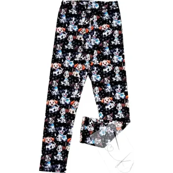 Dívčí legíny Legíny-pejskové na černé