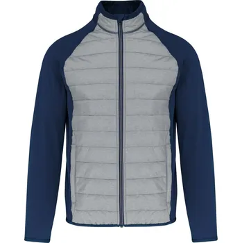 Pánská softshellová bunda PROACT. PA233 / Outdoorová nepromokavá bunda - marl grey/navy XL