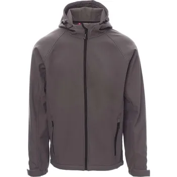 Pánská mikina PAYPER GALE 001044-0355 / Pánská softshellová bunda s kapucí - steel grey L