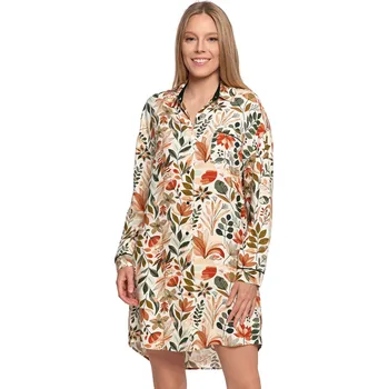 Dámská noční košile Dámská noční košile Moraj PDK4800-003 Barva: Oranžová, Velikost: 2XL