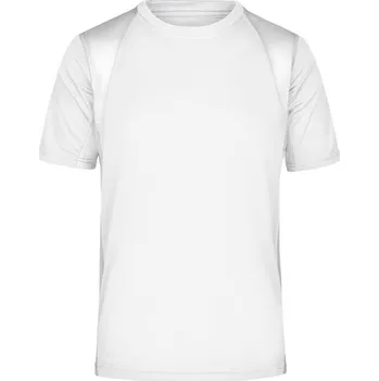 Pánské tričko DAIBER JN 306 / Pánské běžecké tričko - white/white L