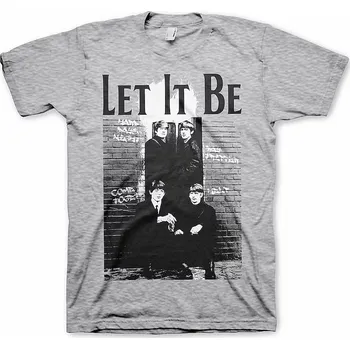 The Beatles tričko, Let It Be Heather Grey, pánské L