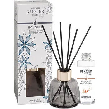 Aroma difuzér Maison Berger Paris BERGER Rosalie mini difuzér s vůní Intenzivní třpyt 0,09l šedý 7865