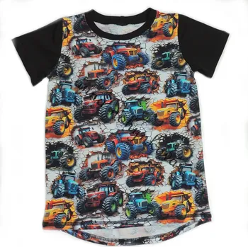 Pánské tričko Tričko Barevné traktory vel.92