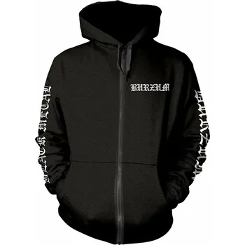 Pánská mikina Burzum mikina, Black Metal Zipped BP Black, pánská XXL