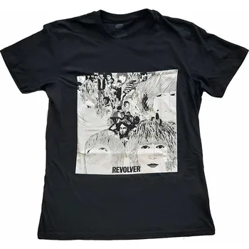 Pánské tričko The Beatles tričko, Revolver Album Cover Black, pánské M