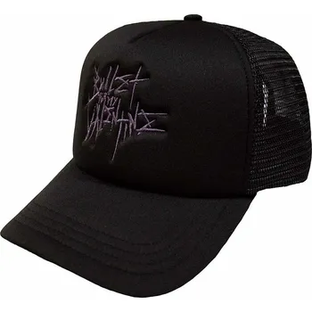 Kšiltovka Bullet For My Valentine kšiltovka, Purple Logo Mesh Back Black, unisex