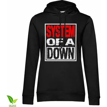 Dámská mikina System Of A Down mikina, Logo Organic Girly Black, dámská L