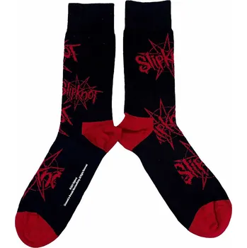 Pánské ponožky Slipknot ponožky, Logo &amp; Nonagram Black, unisex - velikost 7 až 11
