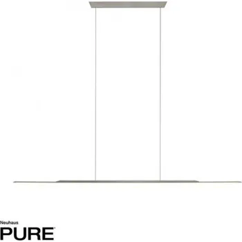 PAUL NEUHAUS Závěsné svítidlo PURE Surface LED 3000K 125cm platina 2301-15