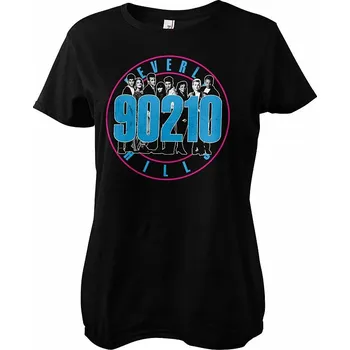 Dámské tričko Beverly Hills 90210 tričko, Cast Girly Black, dámské XL